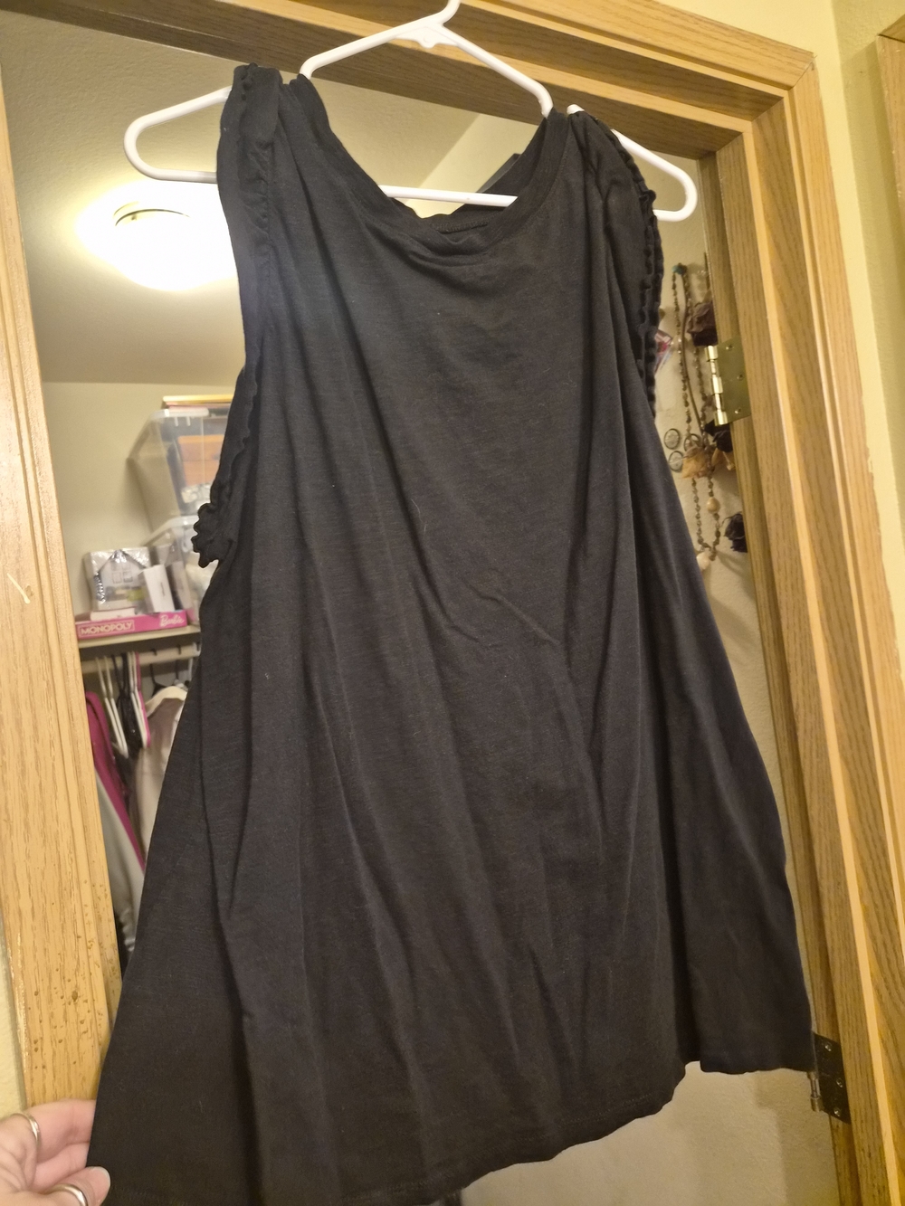 torrid Black Flowy Tank Top